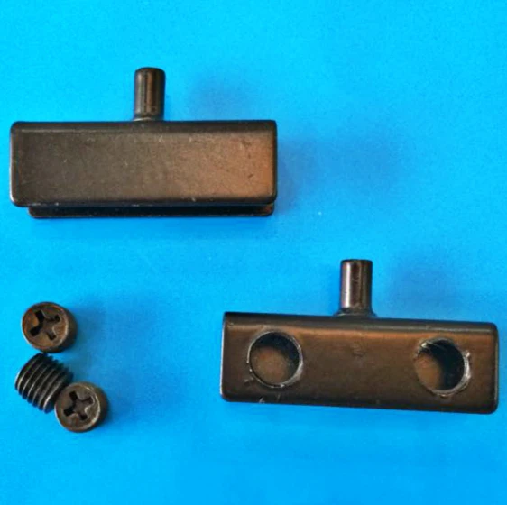 20Pcs/Lot Black Pivot Hinge Hinges Glass Mirror Clip in Glass Clamps