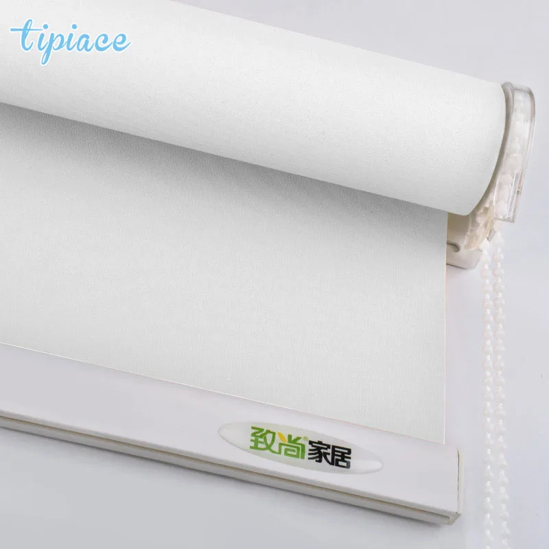 

Manual Bead Chain System Roller Blinds Thicken Waterproof Blackout Fabric Blinds For Office Bedroom Kitchen Projection Screen