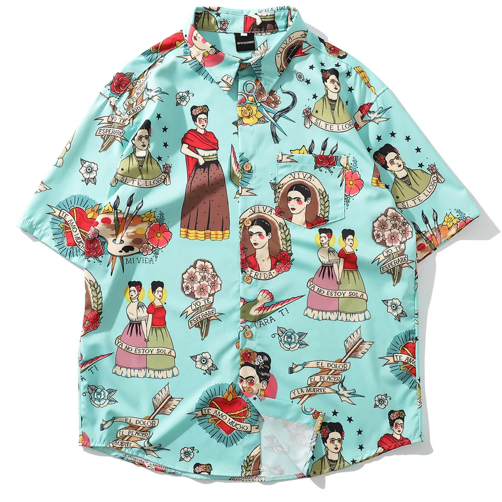 OSCN7, повседневная клетчатая рубашка с коротким рукавом, Мужская Уличная, Гавайский пляж, Женская Регулируемая рубашка с коротким рукавом, s, Мужская s 3106 - Цвет: Черный