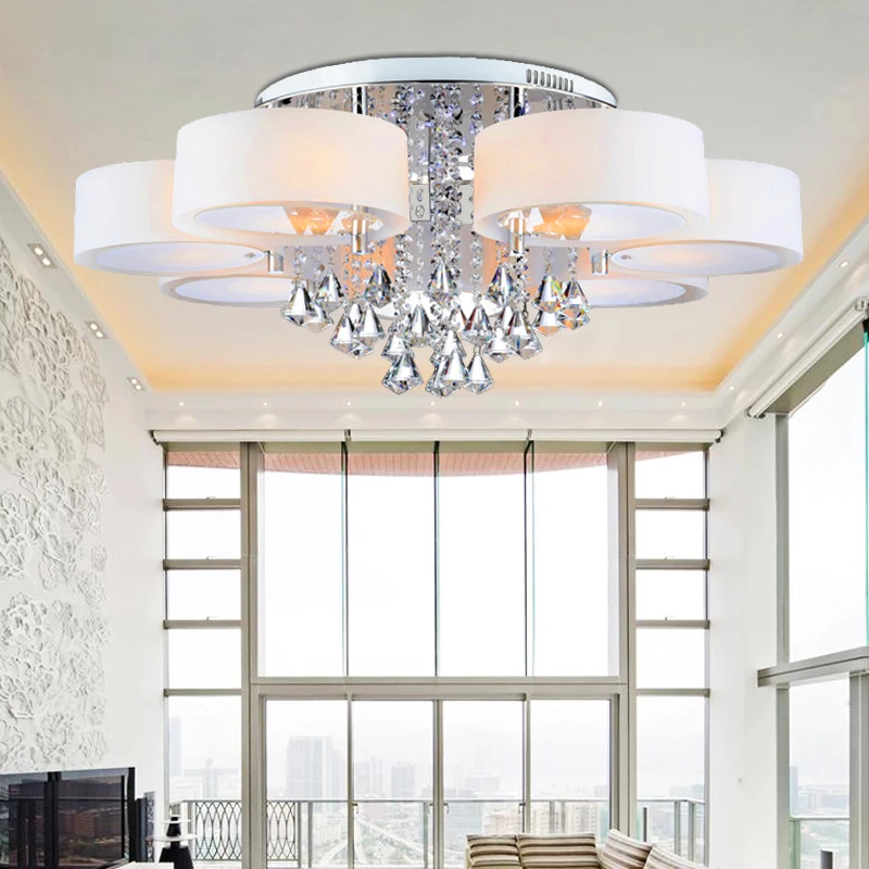

Cylinder Shape 7-lamp LED Modern Ceiling Light Acrylic LED Ceiling Lamp Warm White Indoor Lighting Fixtures Home Decor Foyer