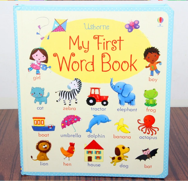 English picture book :Usborne board book My first word