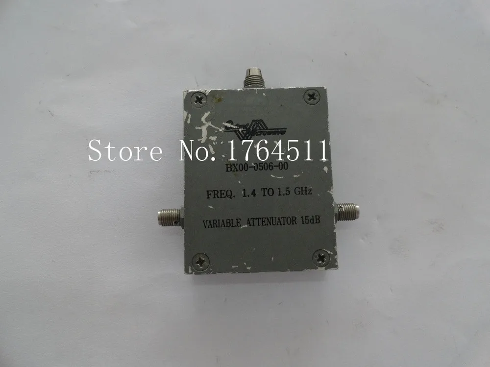 

[BELLA] Adjustable variable attenuator M/A-C0M BX00-0506-00 15dB 1.4-1.5GHz extension