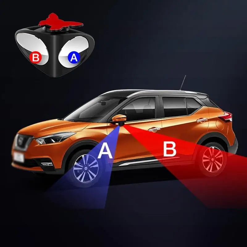 1 Piece 360 Degree Rotatable 2 Side Car Blind Spot Convex 1 Piece 360 Degree Rotatable 2 Side Car Blind Spot Convex
