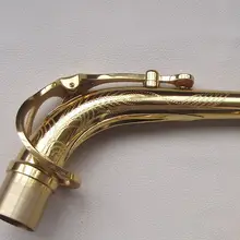 Альт для саксофона на шею золотой лак резные конструкции