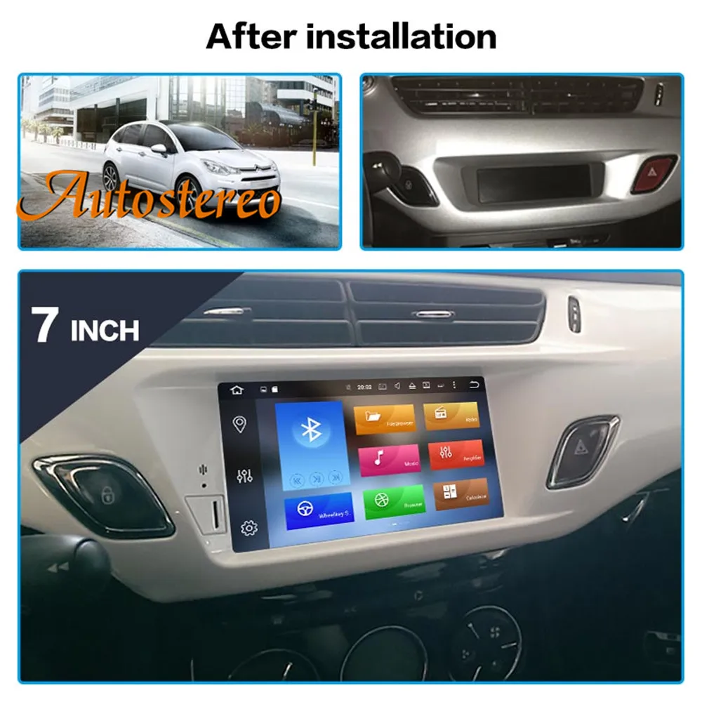 Excellent Android 9 Car DVD Player For Citroen C3 DS3 2010+ GPS navigation auto multimedia player radio tape recorder stereo headunit IPS 7