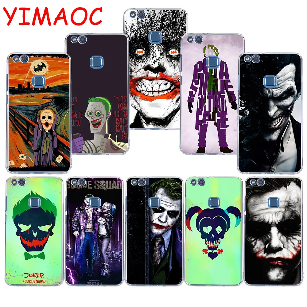 

YIMAOC 262z Suicide Squad Joker Soft TPU Case for Huawei P20 Pro P10 P9 P8 Lite P Smart Mate 10 lite 20 pro