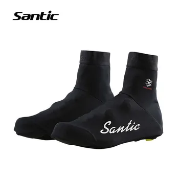 

Santic Winter Fleece Thermal Cycling Shoes Cover Windproof Road Bike Shoe Cover Sport Bicycle Overshoes Riding Boot Cover