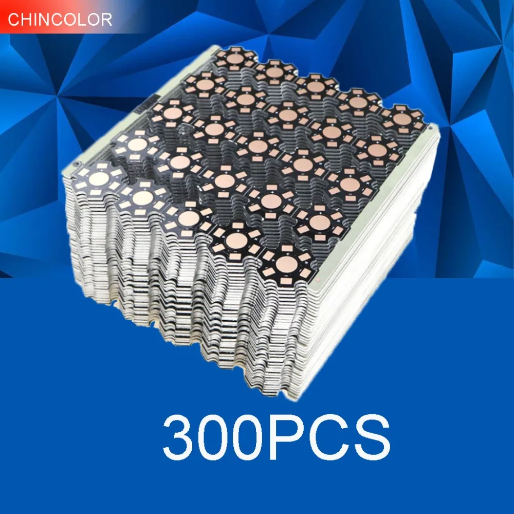 6 LED PIASTRA PCB IN ALLUMINIO 1 W 3 W 5 W DISSIPATORE DI CALORE POWER BOARD BASE PIASTRA NERA