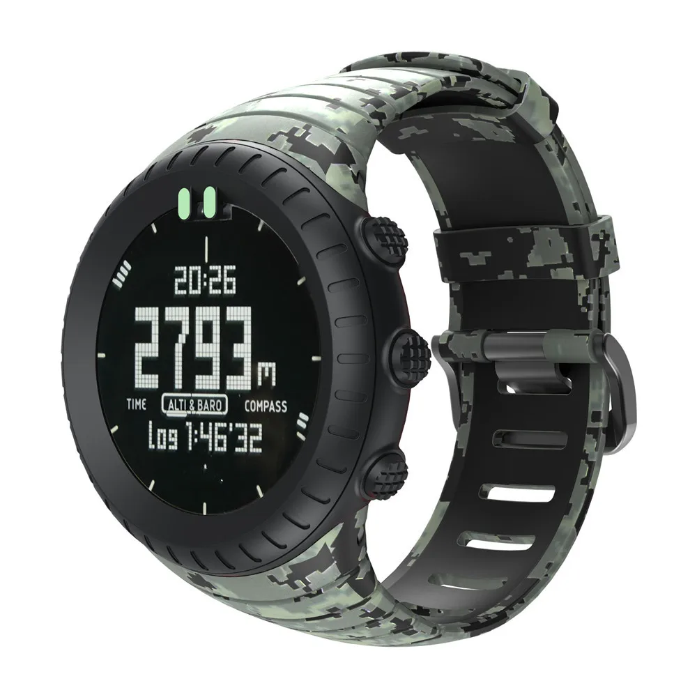 Одежда высшего качества браслет для ядра Suunto ленточные Спорт Силиконовый ремешок для часов Ремешок для ядра Suunto Смарт-часы замена умные часы