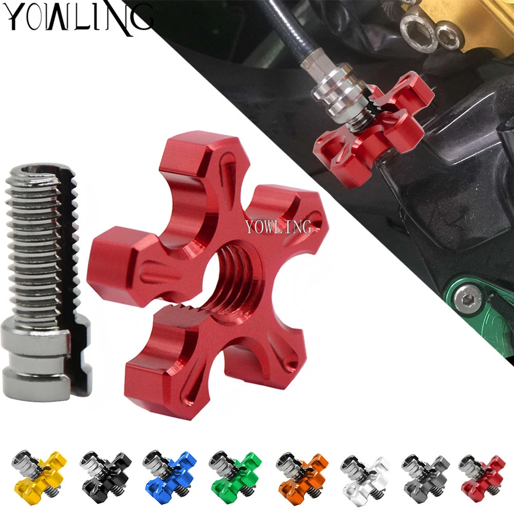 Motorcycle Clutch Cable Brake Wire Adjuster with M8 M10 Clutch Cable Screw for Honda CRF250R CRF450R CRF 250R 450R 2007 -2016