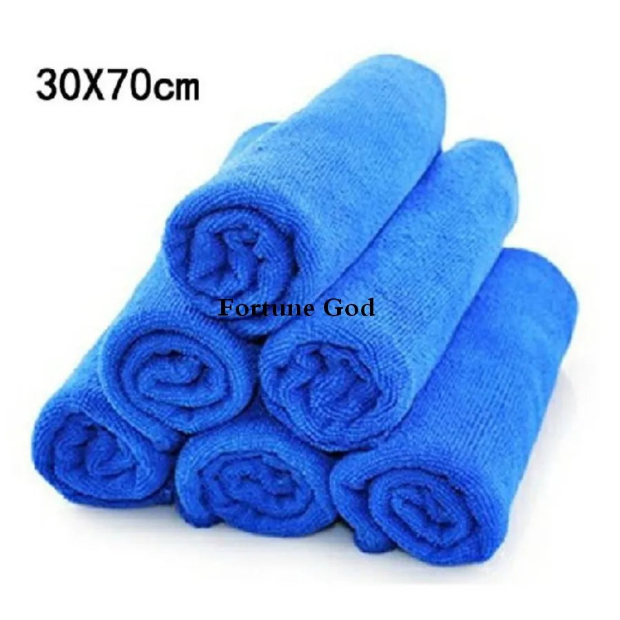 

Car Cleaning Towel Water Absorbent Microfiber Wash Polishing Cloth 30x70cm 5pcs