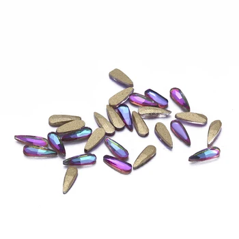 

Nail Art Stones 2x6mm DIY Jewerly Handcrafts Decoration Accessories Flatback Crystal Long Tear Drop Shape 500pcs