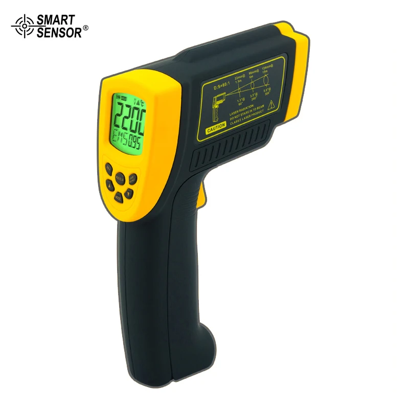 

Metallurgy,Forging,Furnaces,High Temperature Fields Infrared Laser Non-Contact Digital Thermometer Smart Sensor AR892