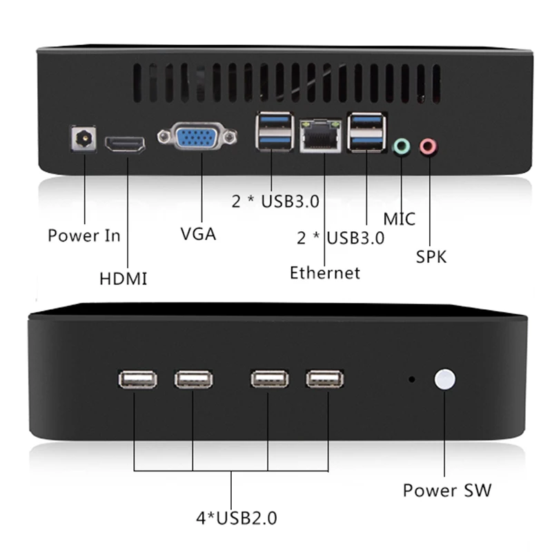  MSECORE i3 8100 i5 8400 i7 8700 Gaming Mini PC Windows 10 Desktop Computer game pc linux intel Nett
