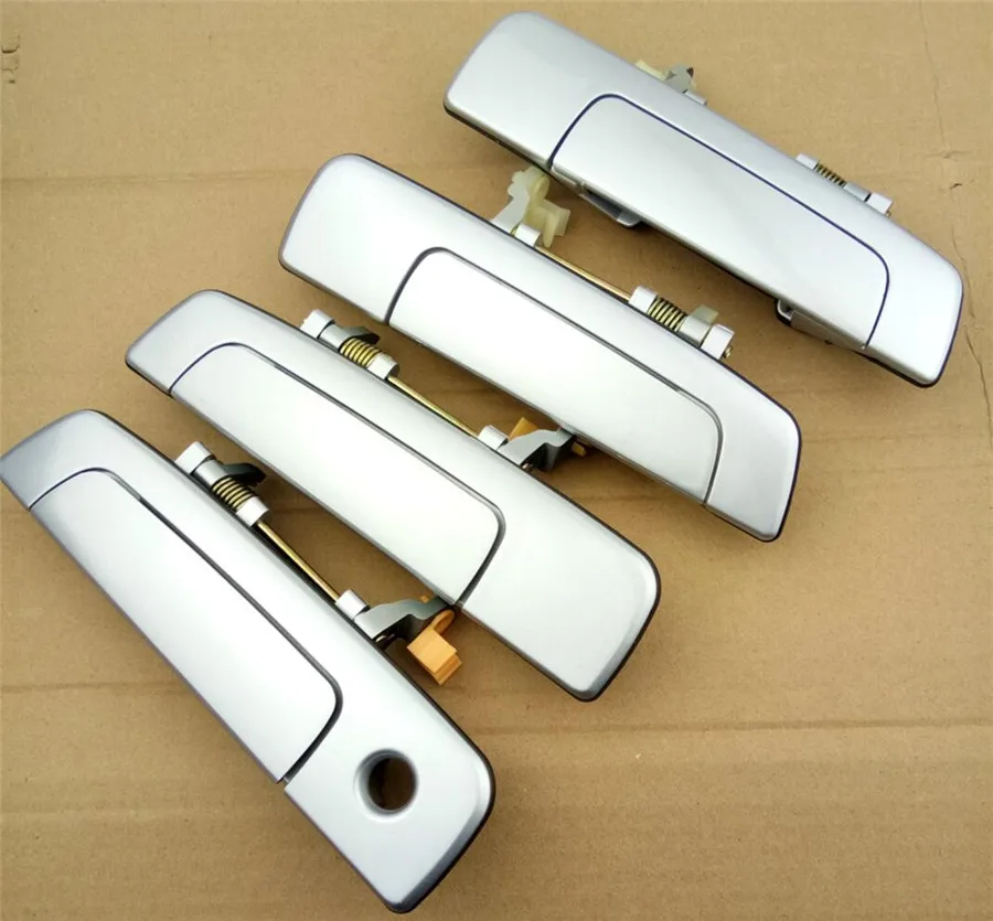 

4PCS Outerside Door Handle Iron Silvery for Mitsubishi Pajero IO Cheetah H77