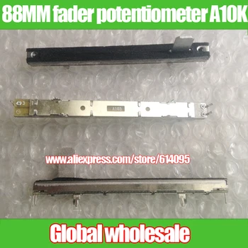 

2pcs single joint fader potentiometer A10K / handle 8MMX15MM 88mm Mixer variable resistor