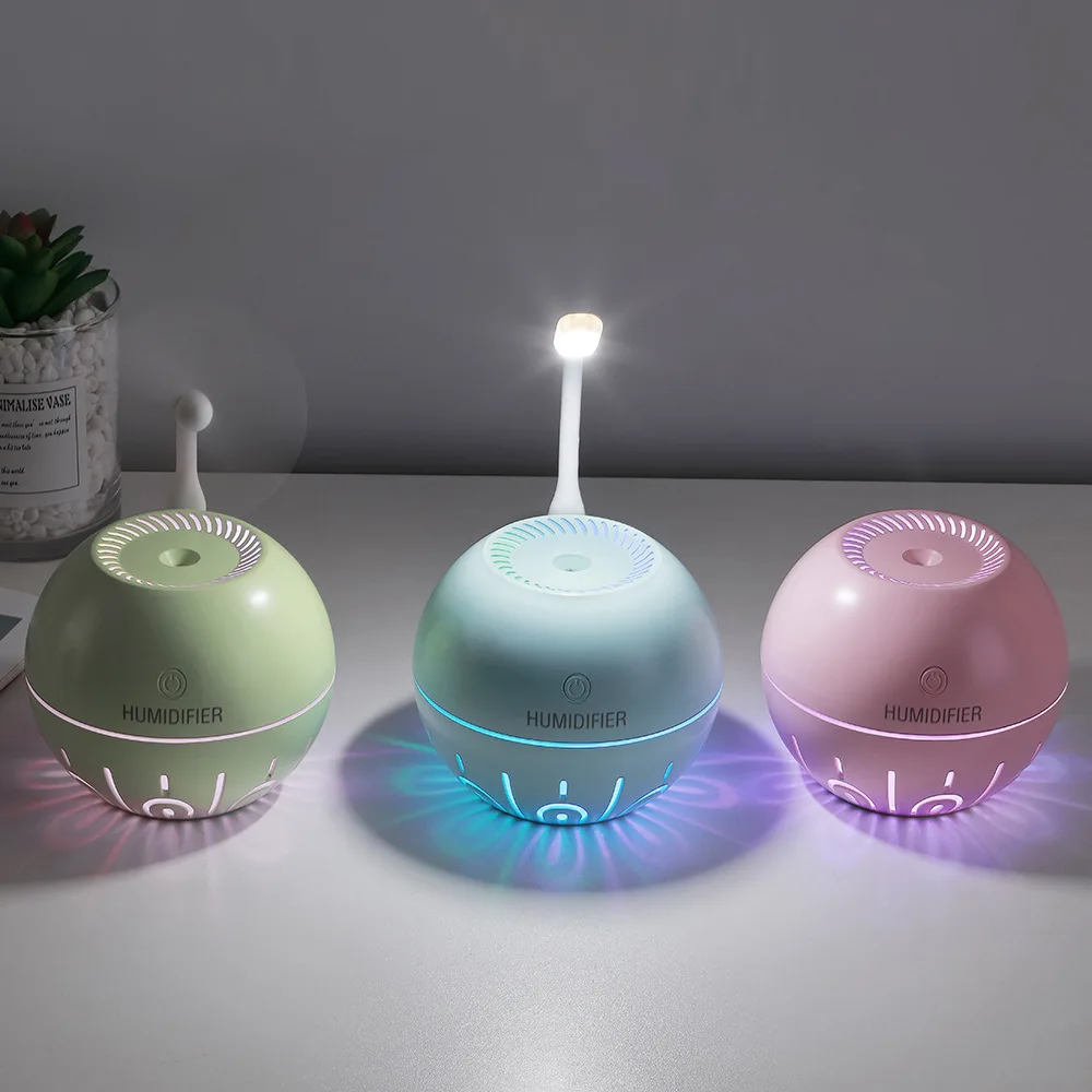 330ML 3 in 1 Ultrasonic Air Humidifier 2000mAh Battery Essential Oil Diffuser 7 Color Lights Electric USB Aroma | Бытовая техника