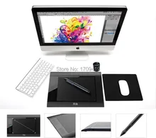 Buy online Promotion New GAOMON 860T Digital Tablets Graphic Pen Tablet USB Drawing Tablet Support TF Card Reader With Digital Pen Black