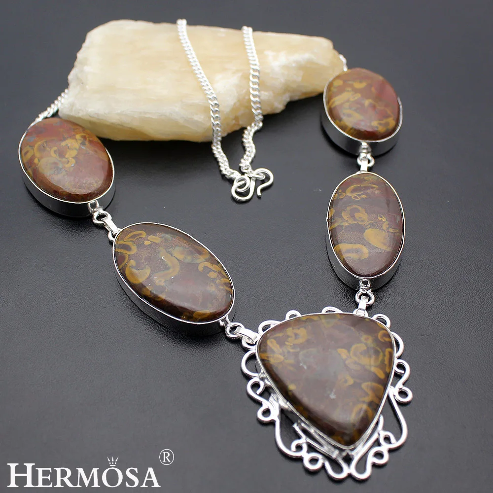 

HERMOSA Jewelry Unique Fashion 925 Sterling Silver Women Necklace 19 inches HM403