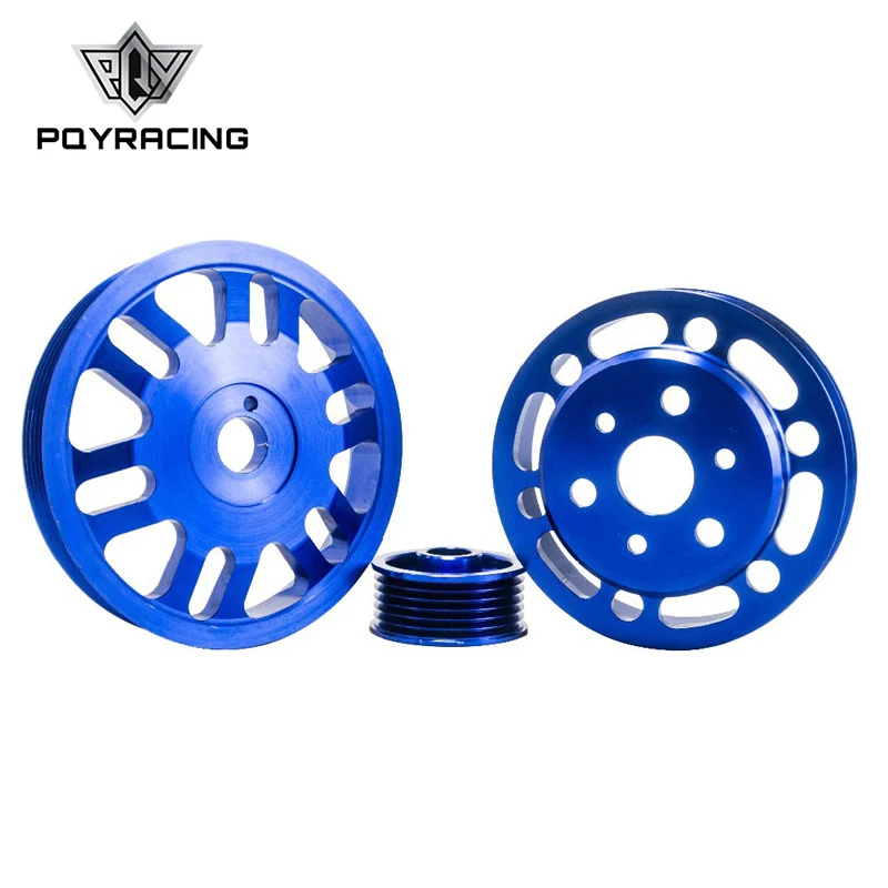 

PQY - Crank Alternator Water pump Pulley for Toyota GT86 Scion FR-S Subaru BRZ 2012 + Blue PQY6858