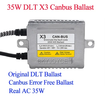 

12V AC 35W Canbus HID Ballast For Car Headlight Xenon H7 H1 H11 D2H HID Bulb Kit 35W DLT X3 Error Free Canbus HID Slim Ballast