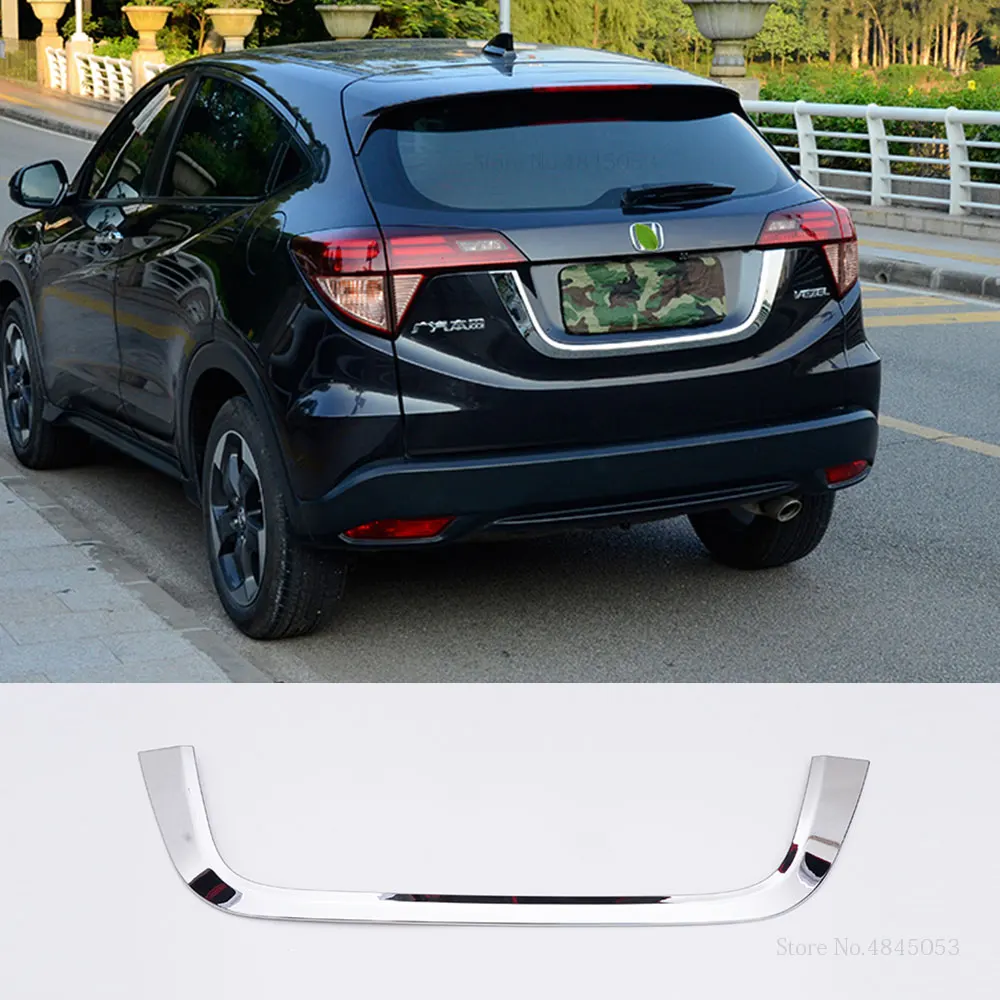 AITWATT для Honda hr-v HR-V Vezel до ABS Хром Задняя Крышка багажника номерной знак отделка Декоративная накладка на задние двери загрузки автозапчасти