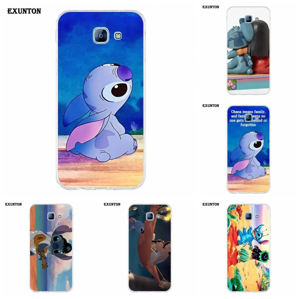

For Xiaomi Redmi Mi Note 7 8 9 SE Pro Lite Go Play TPU Cute Case Ohana Means Family Lilo Stich