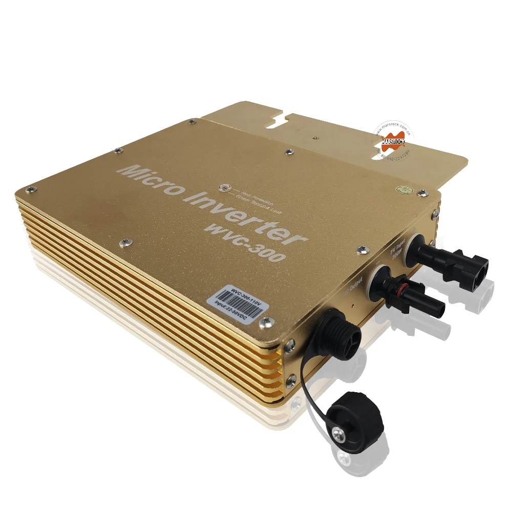 Водонепроницаемый IP65 300W солнечный выход AC120V/230 V Сетка галстук микро инвертор