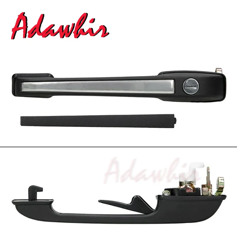 Наружная левая передняя дверная ручка для AUDI 80 78 86 100 77 83 с 2 ключами 813837205C