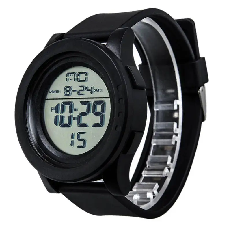 Brand Men's Watches LED Digital Watch Men Wrist Watch Black Alarm  Waterproof Sport Watches For Men Boy Relogio Masculino 1257