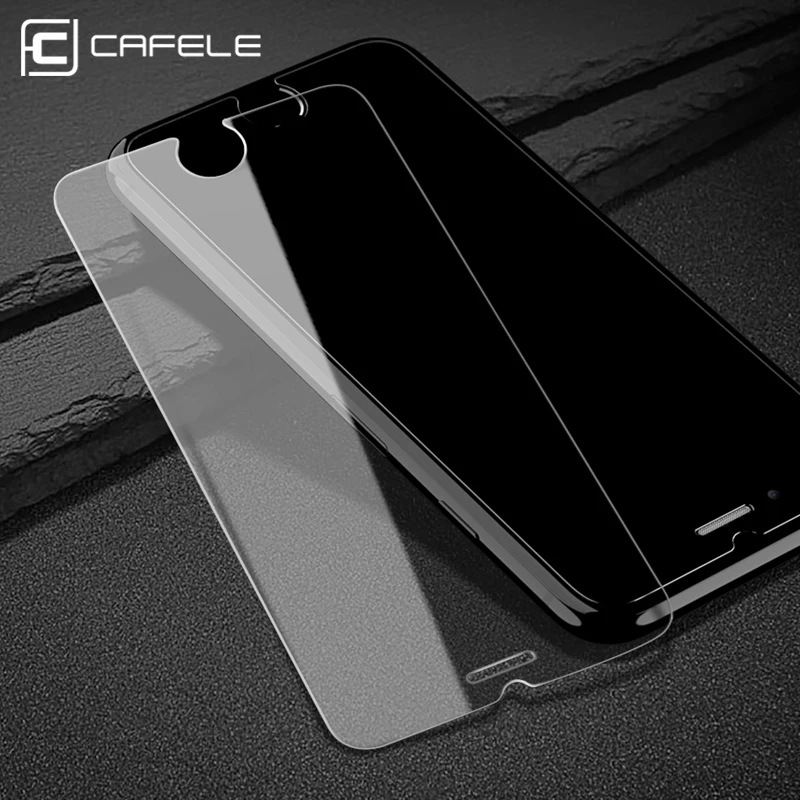  CAFELE Screen Protector für iphone X 7 8 6 6s plus 5 5s se Gehärtetem Glas 2.5D Rand schutz Glas Fi