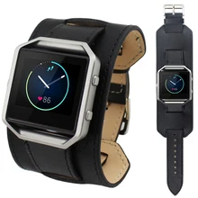 Excellente Qualité Supérieure De Luxe En Cuir Véritable Montre Bracelet Bande Pour Fitbit Blaze Smart Watch 2016 Nouveau