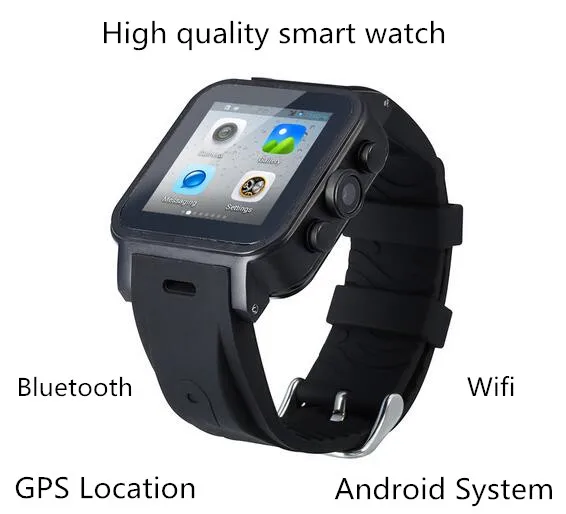 Smart Watch K8 Android 4 4 system with 2M pixels Webcam Wifi FM for Android Smart
