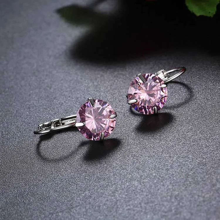 luxury earrings zirconia