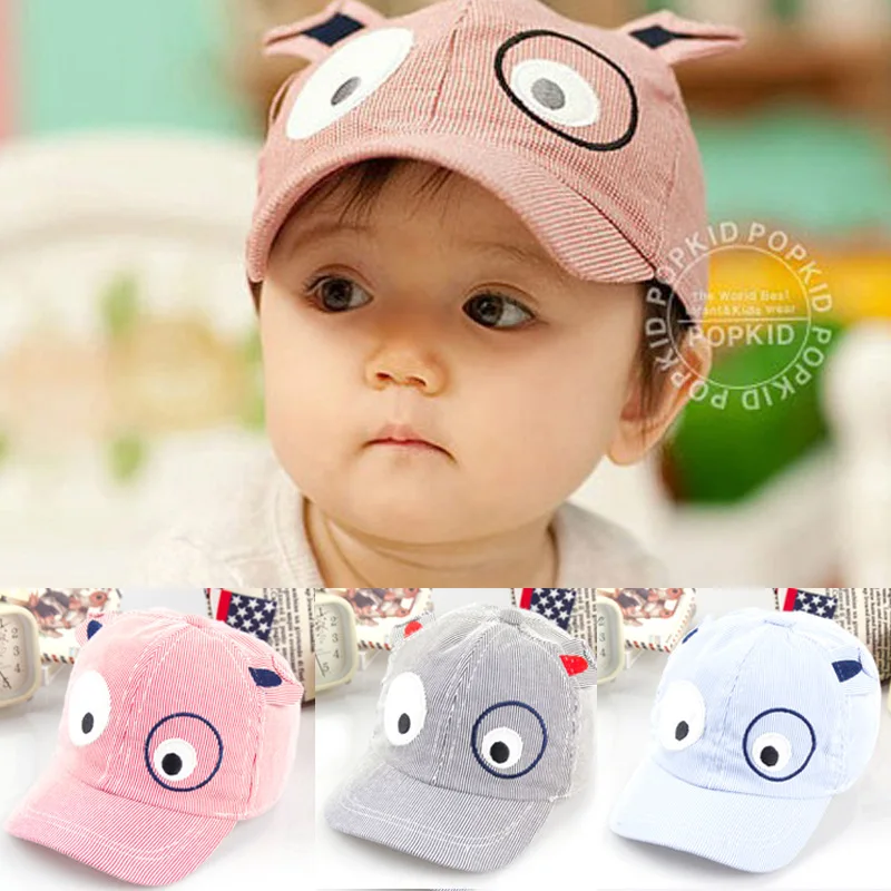 DreamShining Cartoon Dog Baby Hats Kids Boys Girls Cap Newborn Toddler Baseball Caps Summer font b