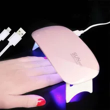 Mybormula SUNmini УФ светодиодная лампа белый розовый Сушилка для ногтей портативный usb-кабель 6 Вт 45 s/60 s таймер для подарка домашнего использования Гель-лак для ногтей сушилка