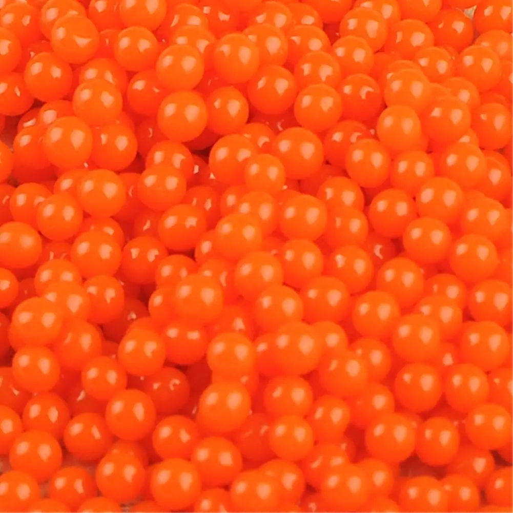 Новые Кристальные почвы воды бусинки гидрогель гель полимерные семена поток грязи растут шарики выращивания луковицы детей игрушечные мячи 6000 шт - Цвет: Orange red