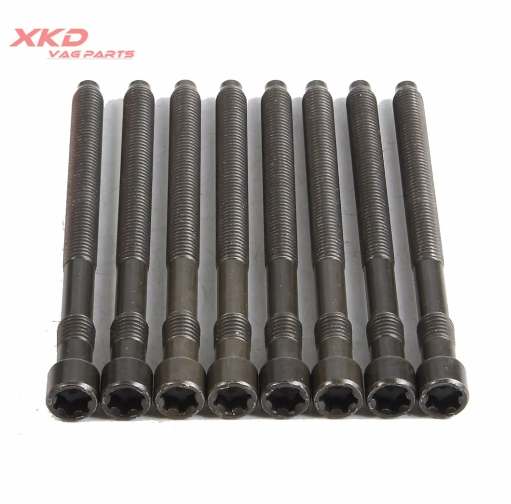 

8pcs Engine Cylinder Head Bolts Set For VW Passat 2.0L AUDI A4 A6 3.0L M10*1.5*127 06B 103 385