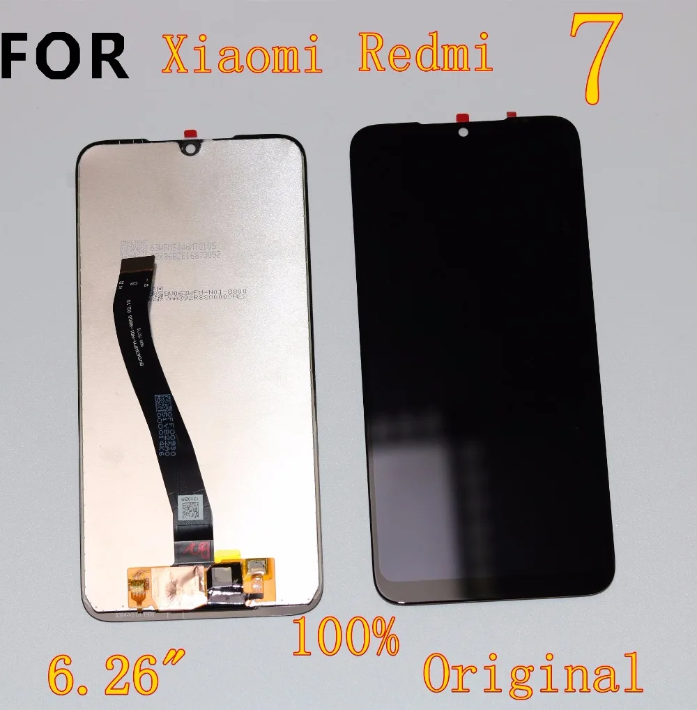 Для 6 26 &quotXiaomi Redmi7 дисплей LCD Redmi 7 с рамкой экран + сенсорная панель дигитайзер