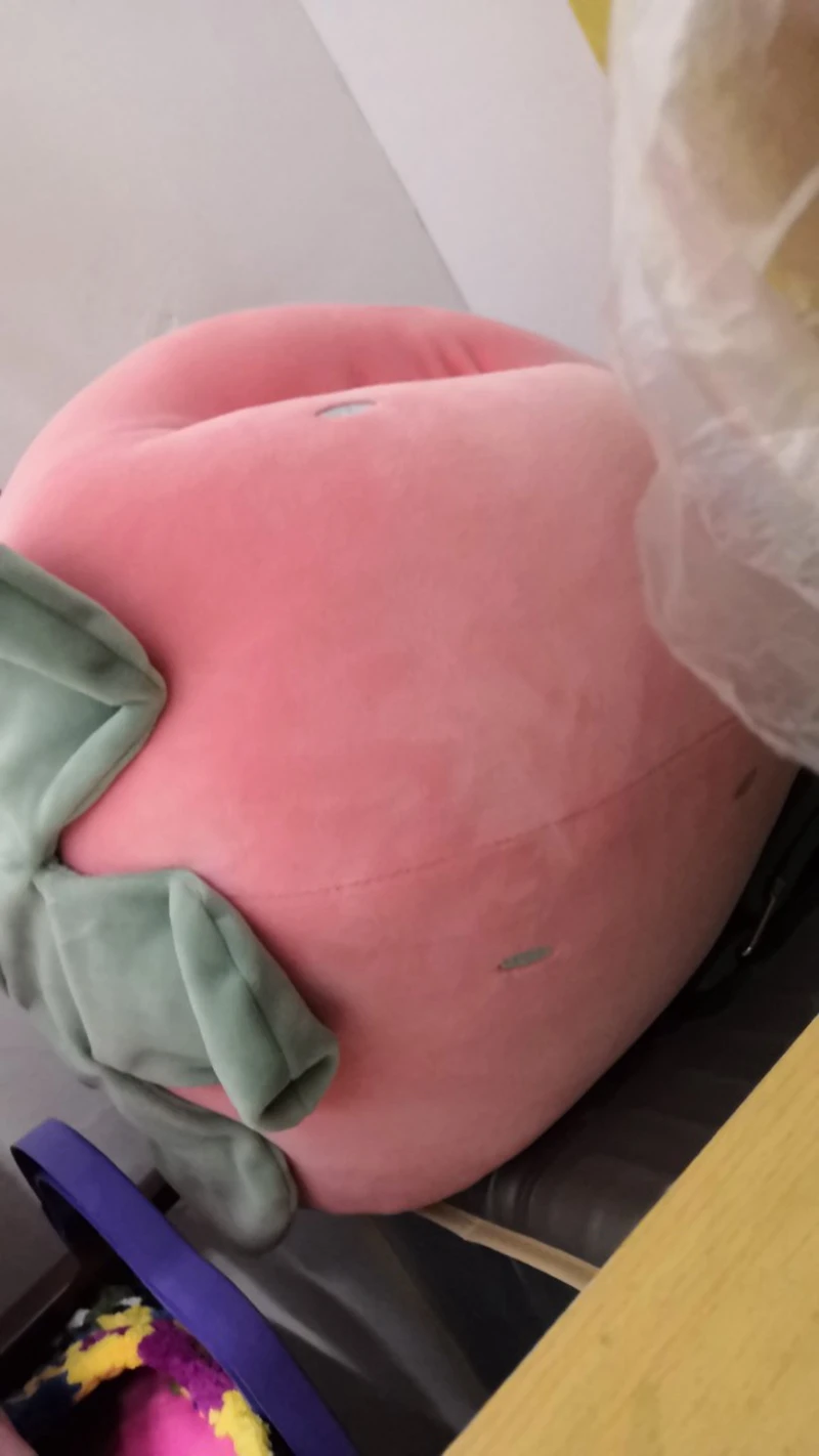 Dorimytrader kawaii soft strawberry plush pillow fruit Korean doll hand warm toy doll for girl gift decoration 20inch 50cm DY50527 (4)