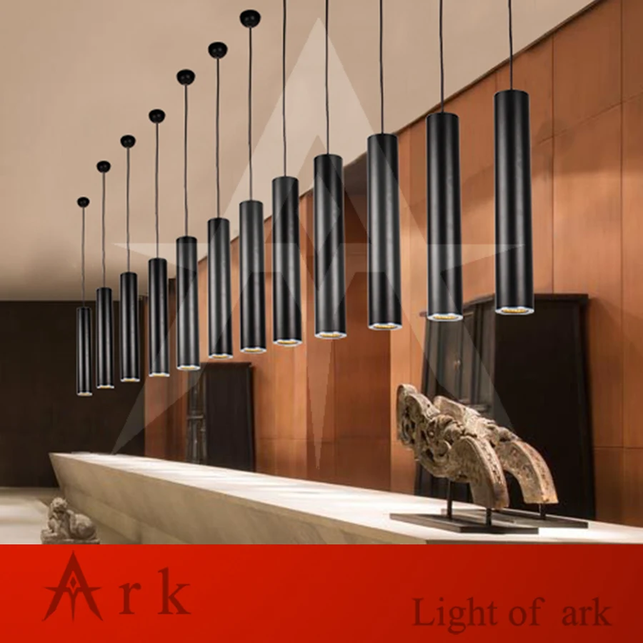 dia 8cm black spot lamp aluminum cannular modern kitchen large shop lights