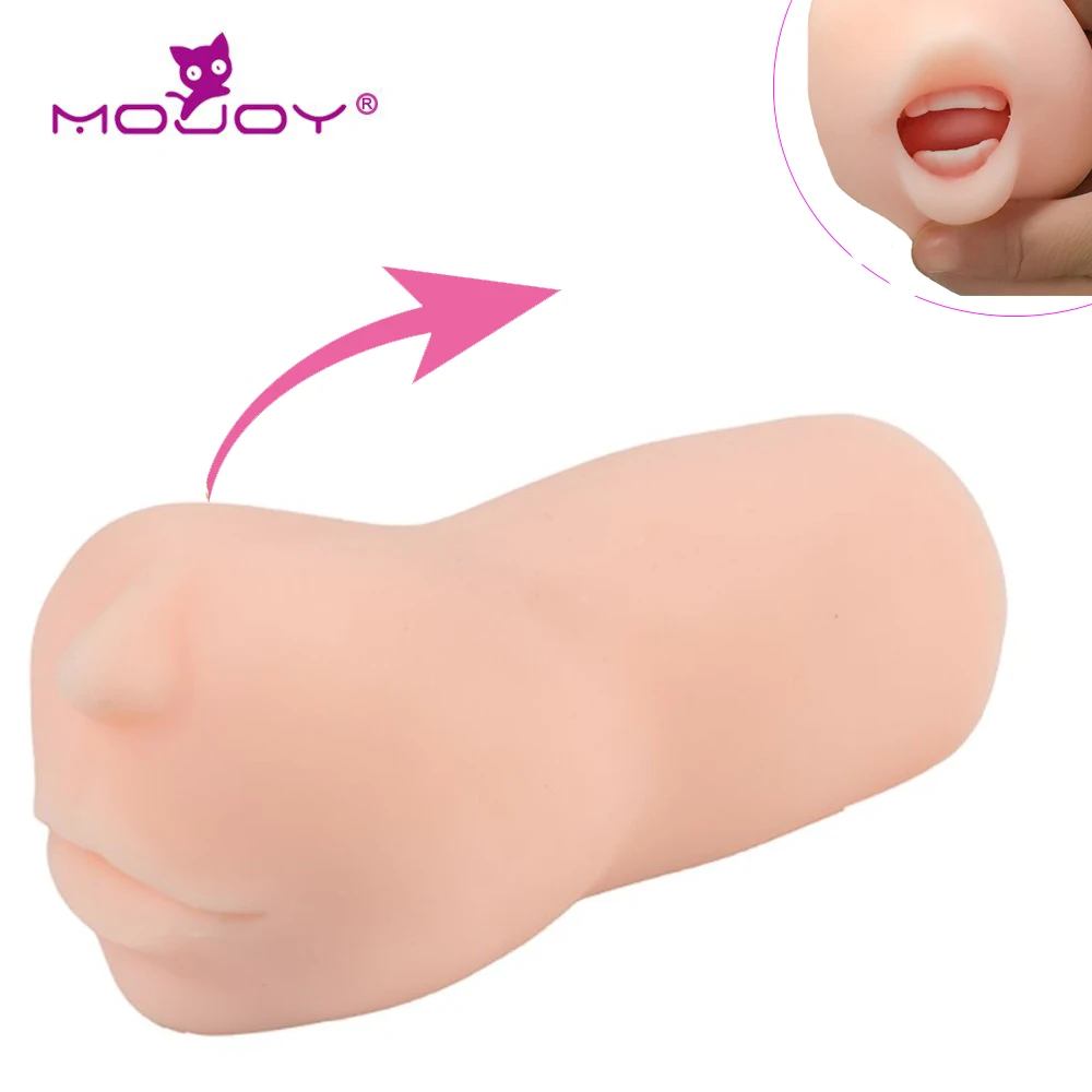 MOJOY оральный секс игрушки для мужчин реалистичный Рот язык зубы Мужской