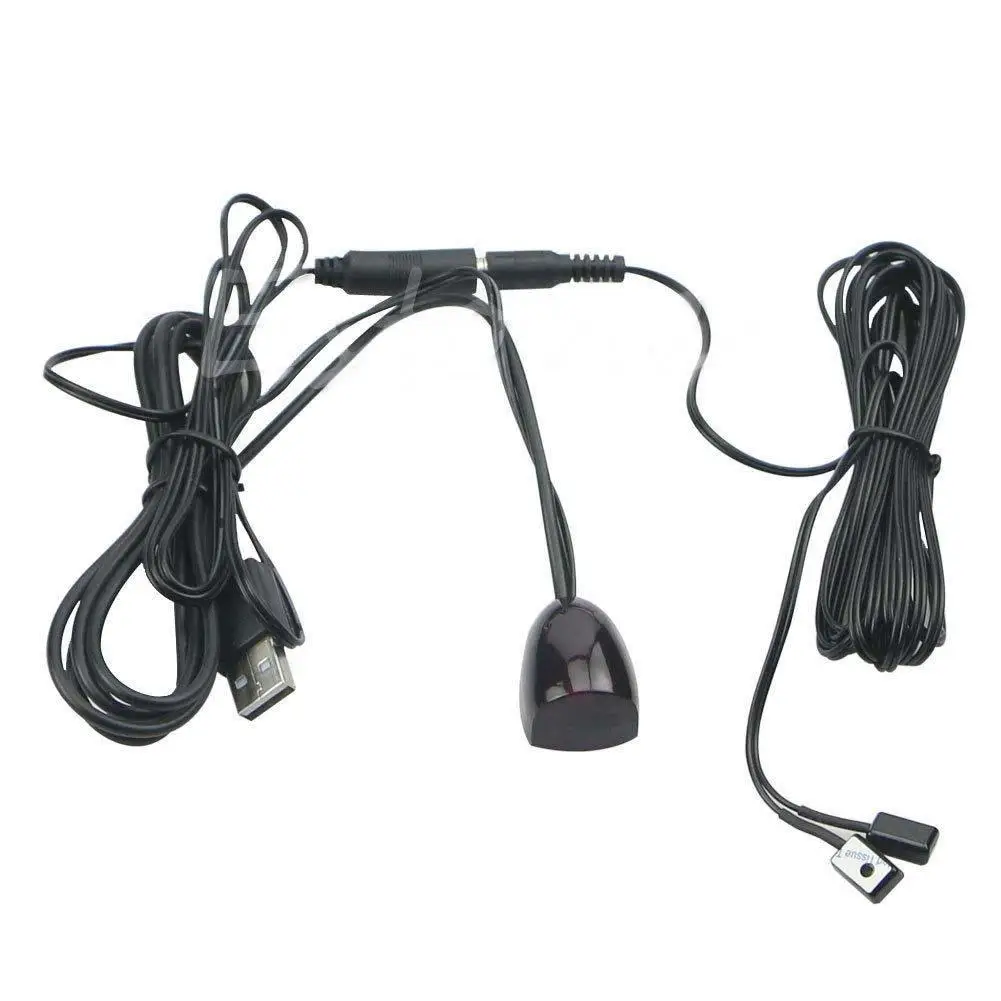 1 Receiver 2 Emitters Repeater Hidden Infrared Remote IR Extender