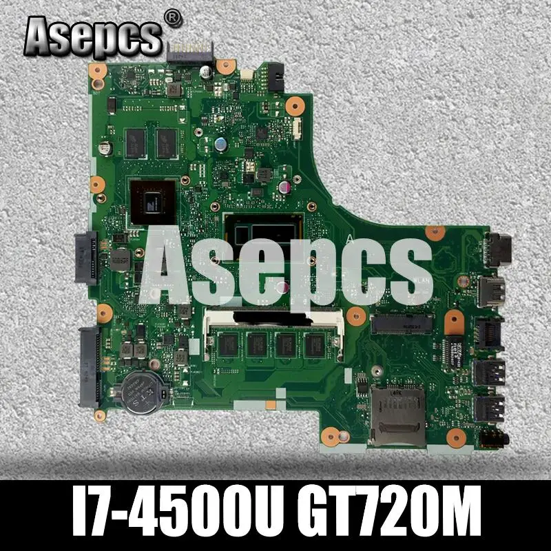 Asepcs X450LC материнская плата для ноутбука For Asus X450LD X450LB тест оригинальная 4G RAM I7-4500U