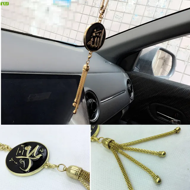 Metal Car Rear View Mirror Car Pendant Hanging Car Styling Accessories