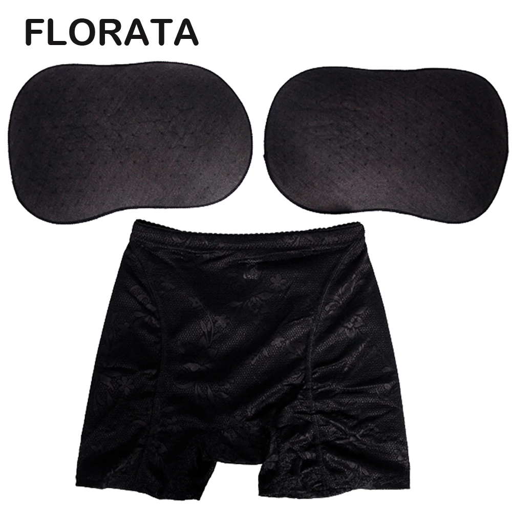 FLORATA Body Shaper Slim Panty bottom buttocks hip ass pad padded mat briefs underpants Hip Enhancer Butt Lifter