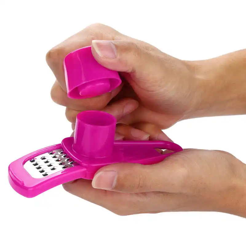 1pcs Multifunction Stainless Steel Pressing Garlic Slicer Cutter Shredder Kitchen Tool #2d11 (8)