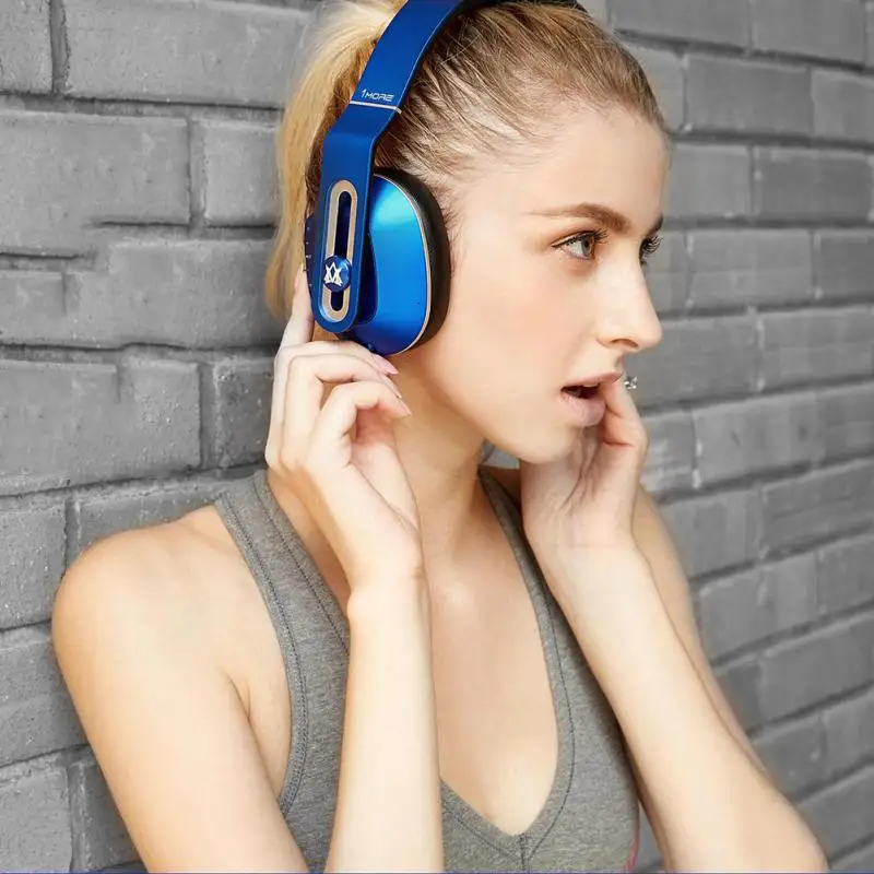 

RACAHOO Headset Blue Sweatproof Earbuds sport Earphone for pc redmi xiaomi sumsang
