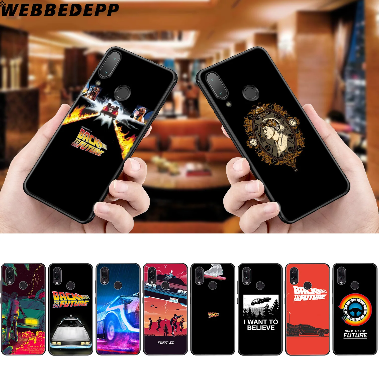 WEBBEDEPP Back To The Future Soft Case for Xiaomi Redmi K20 7A 4A 4X 5 5A 6 6A S2 Note 8 4 7 Pro Plus Prime |