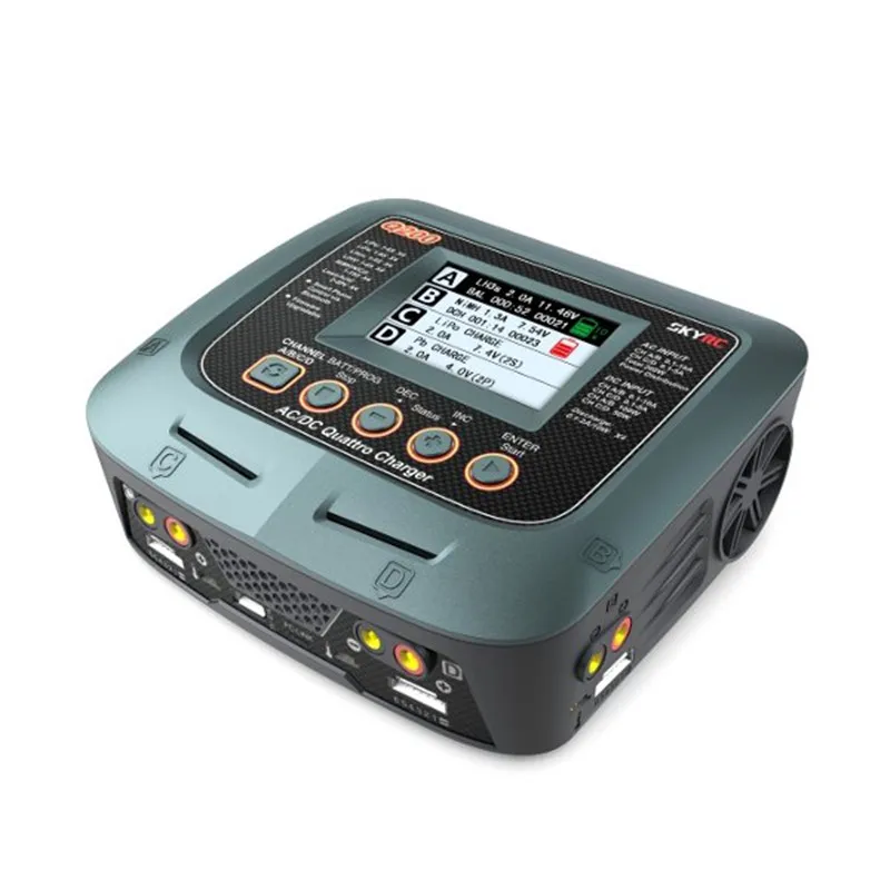 

SkyRC Q200 QUATTRO AC/DC 2X100W 2X50W Lipo Battery Balance Charger Discharger For RC Quadcopter Multirotor Parts